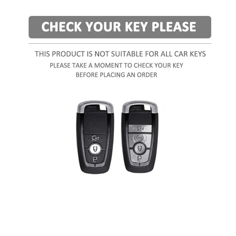MAXIMUM STRENGTH : Zinc Alloy Car Key Case for FORD: RANGER, RAPTOR & EVEREST