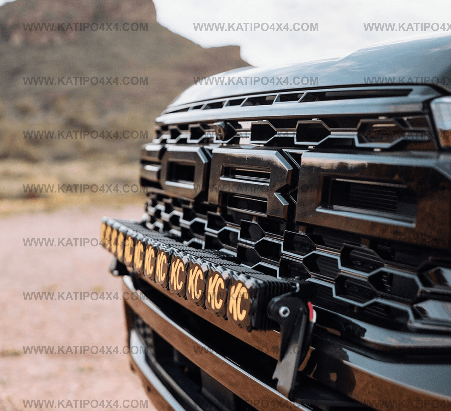 KC FLEX ERA® 30" Bumper Light Bar Bundle for Ford Ranger Raptor 2022-2026+