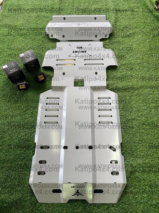 TOYOTA FORTUNER 3pc UNDERBODY PROTECTION PLATES ( 2015-2024+)