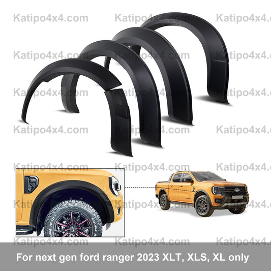Fender Flares For Ford Ranger T9 2023+ NEXT-GEN WILDTRAK SPORT XLT XLS XL