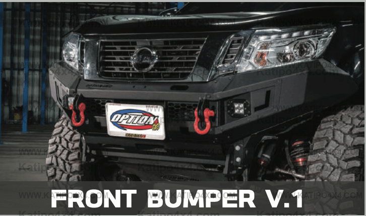 OPTION4WD - V.1 FRONT WINCH BAR - NISSAN NAVARA (2015-2019 )