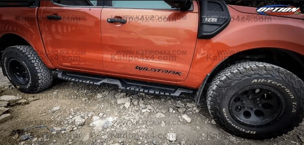 OPTION4WD - FORD RANGER & RAPTOR & BT-50 V.2 SIDE STEPS (2012-2023+)