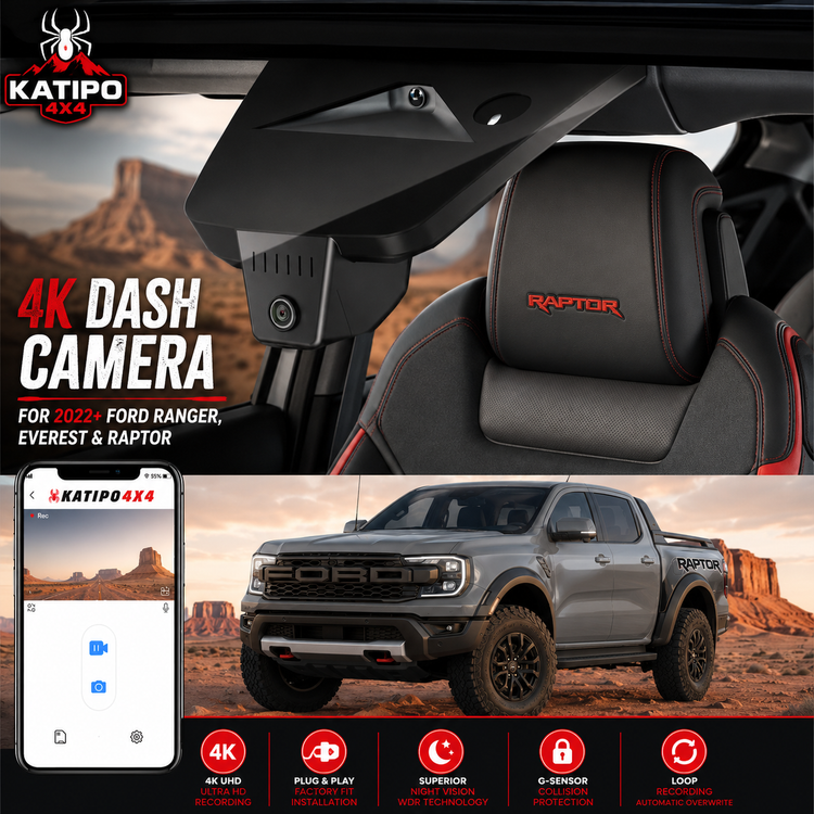 NEXT-GEN FORD RANGER , EVEREST & RAPTOR DASH CAMERAS