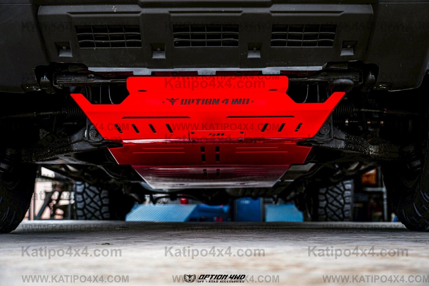 OPTION4WD - UNDERBODY PROTECTION PLATES 3PC STEEL - TANK 300