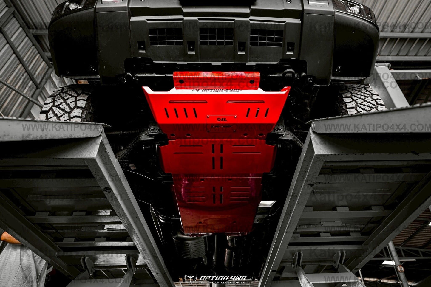 OPTION4WD - UNDERBODY PROTECTION PLATES 3PC STEEL - TANK 300