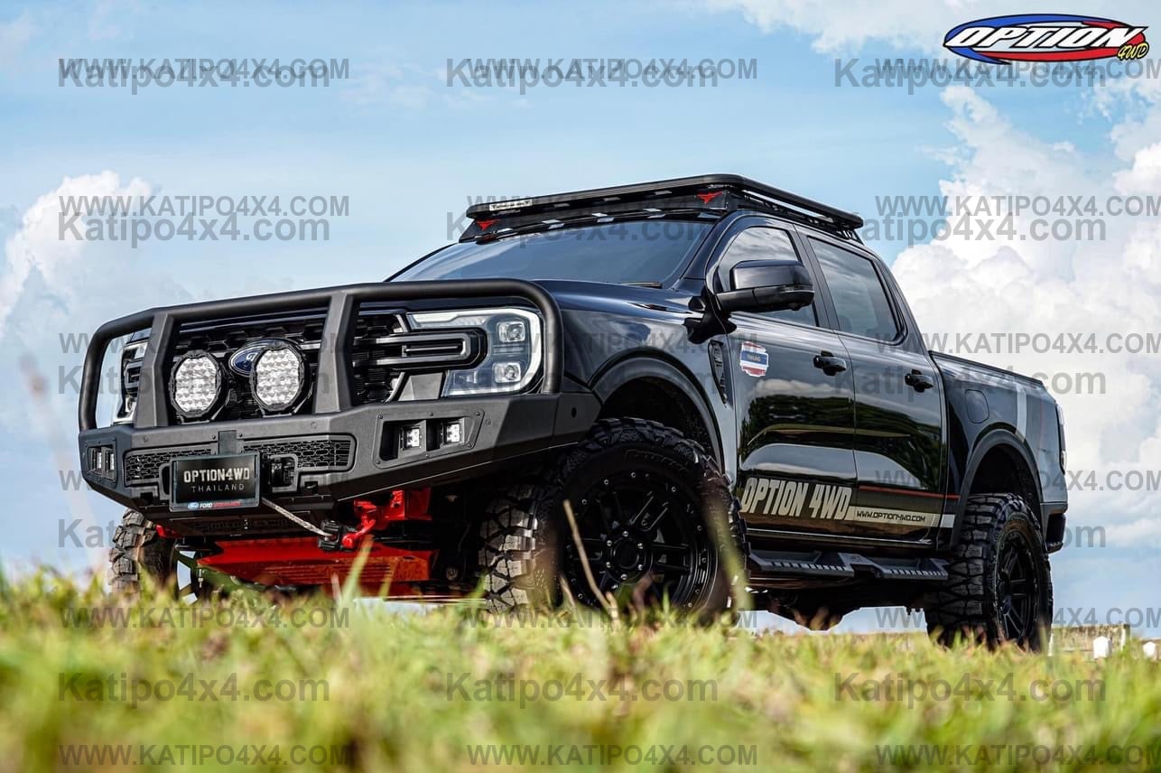 NEXT-GEN 2022+ OP-V2 SUPREME FRONT WINCH BAR  ( Loop ) - FORD RANGER & EVEREST
