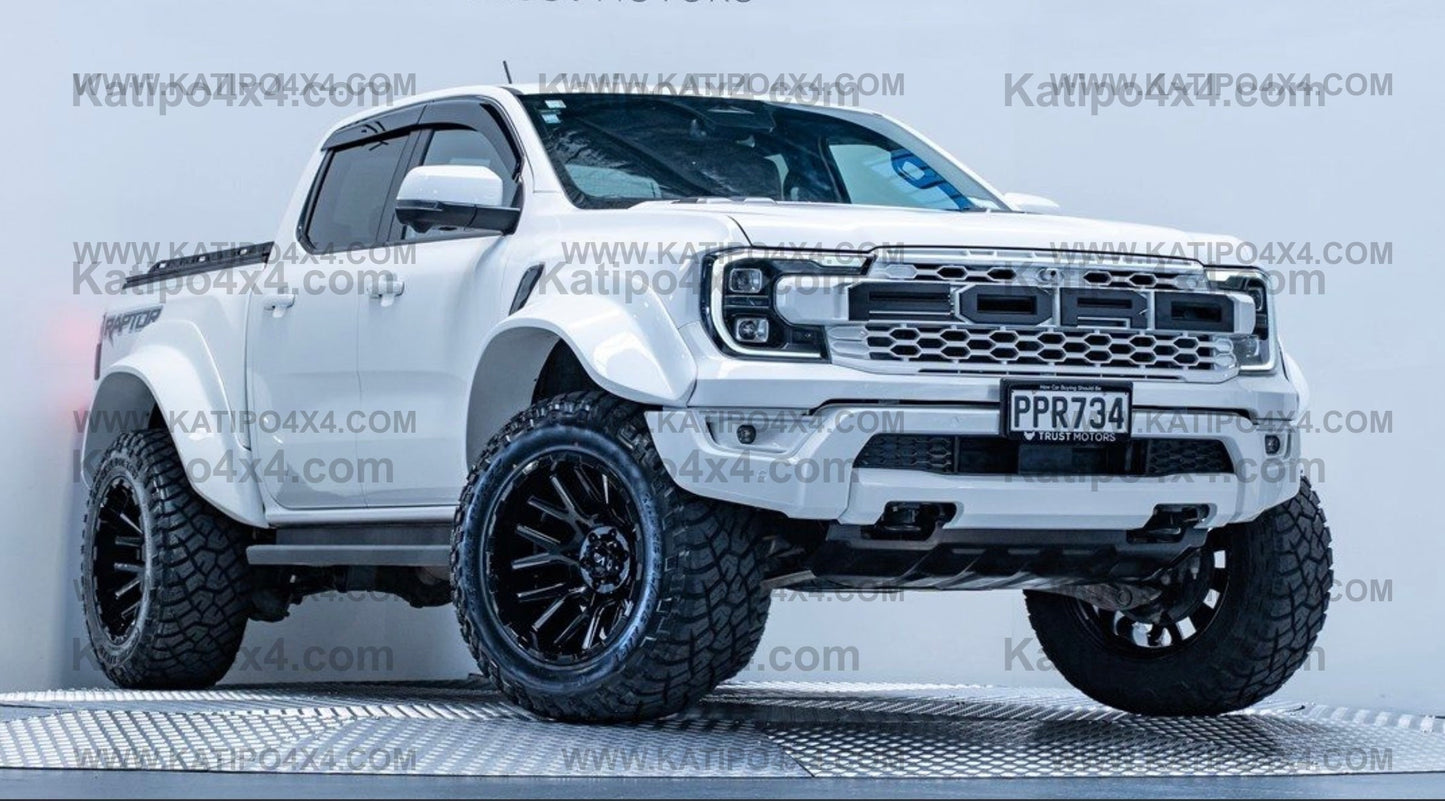 ( 19cm Wide Flares ) NEXT-GEN RANGER, RAPTOR & EVEREST - WIDE BODY FLARES (  WORLDWIDE SHIPPING  )