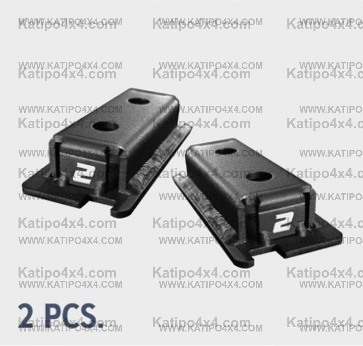 Next-Gen Ranger & Raptor 2022+ Plastic Side Rail Flush Mounting Brackets 4pc