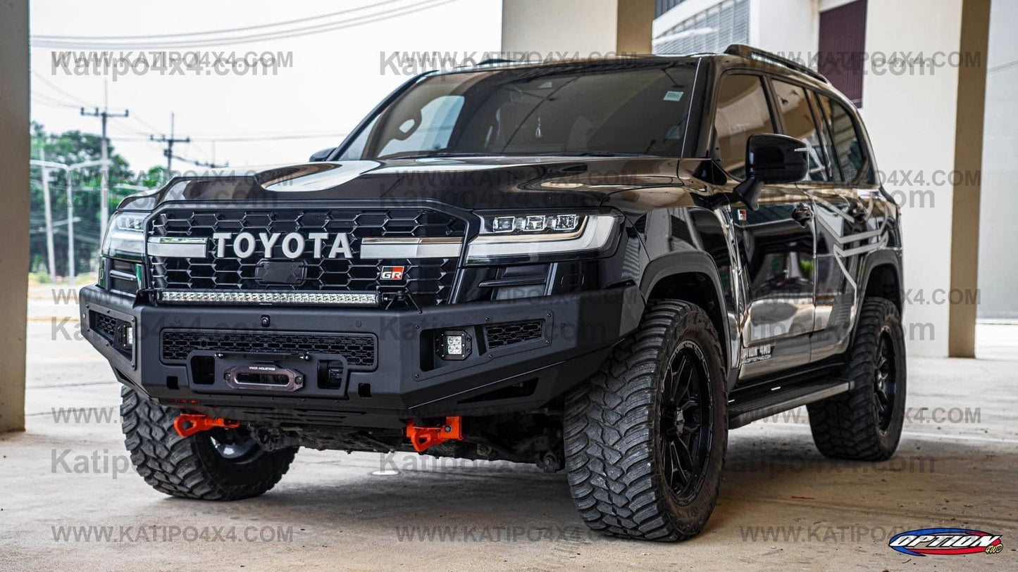 OPTION4WD - TOYOTA LC300 , Supreme FRONT WINCH BAR VX - TOYOTA LC300 2022+