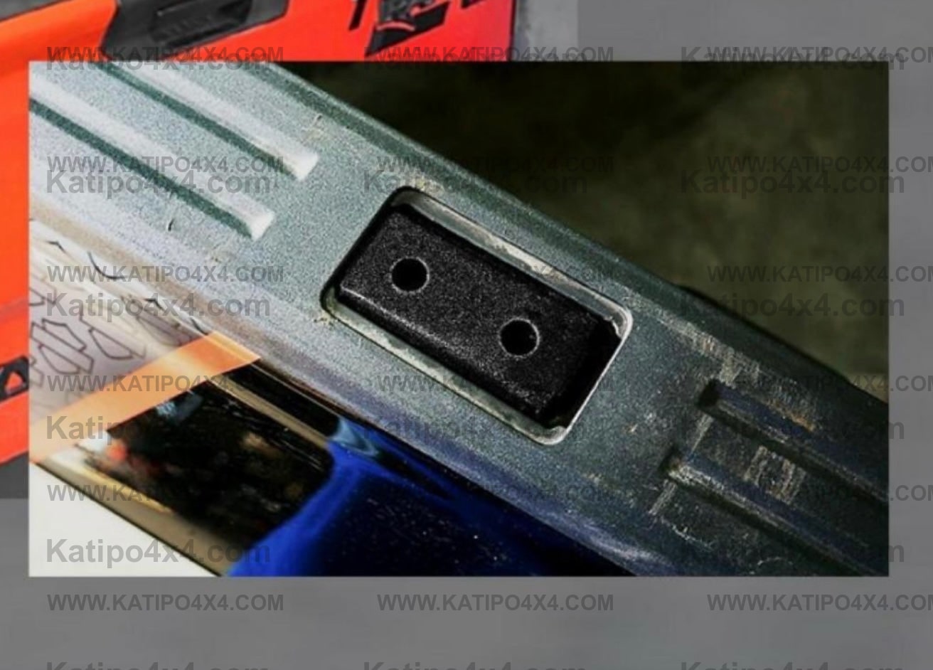 Next-Gen Ranger & Raptor 2022+ Plastic Side Rail Flush Mounting Brackets 4pc