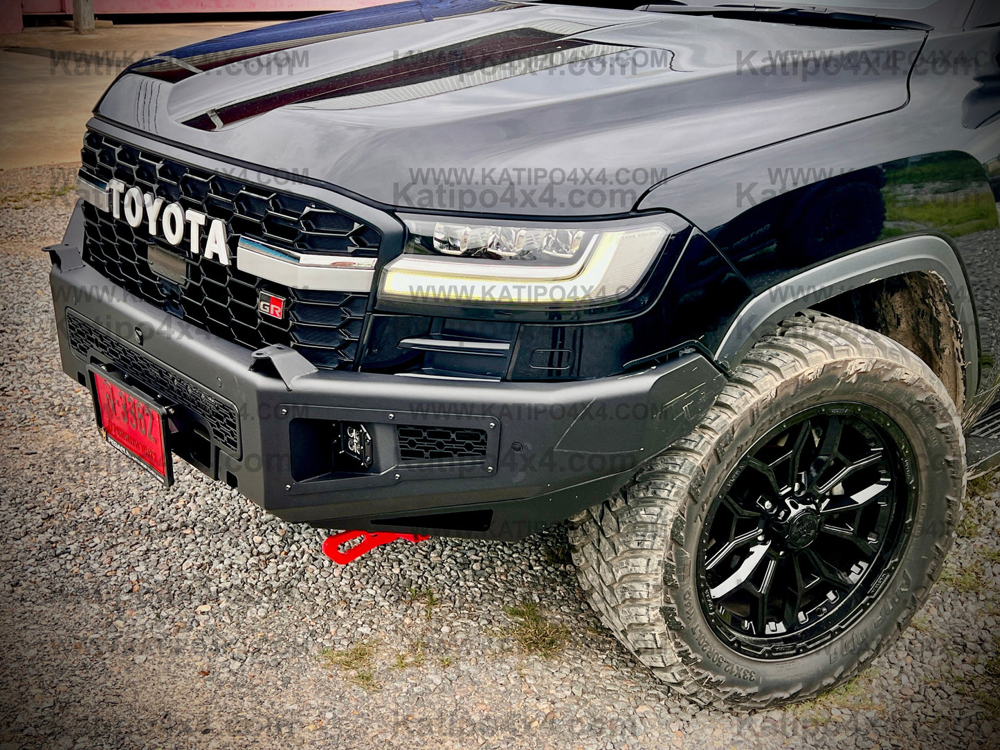 OPTION4WD - TOYOTA LC300 , Supreme FRONT WINCH BAR VX - TOYOTA LC300 2022+