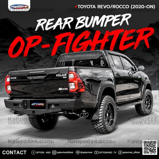 N80 TOYOTA HILUX REAR BAR & TOW HITCH ( 2015-2024 )