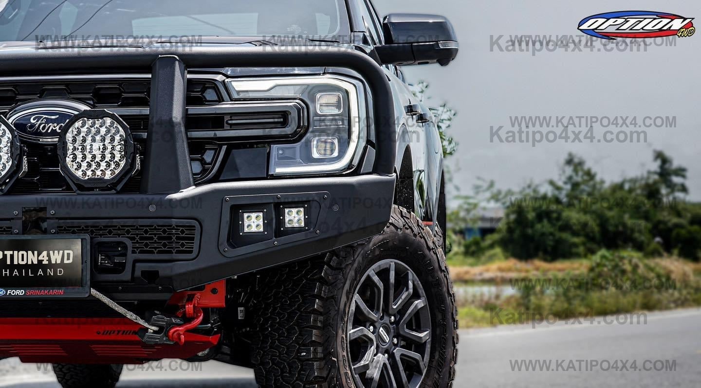 NEXT-GEN 2022+ OP-V2 SUPREME FRONT WINCH BAR  ( Loop ) - FORD RANGER & EVEREST