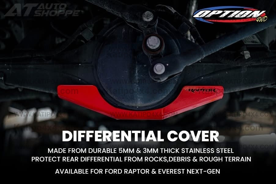 1pc Rear Diff Protection Plate NEXT-GEN FORD RANGER, RAPTOR & EVEREST 2022+