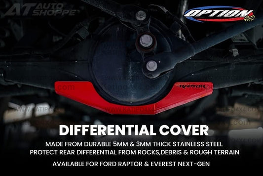 1pc Rear Diff Protection Plate NEXT-GEN FORD RANGER, RAPTOR & EVEREST 2022+