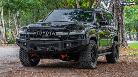 OPTION4WD - TOYOTA LC300 , Supreme FRONT WINCH BAR VX - TOYOTA LC300 2022+