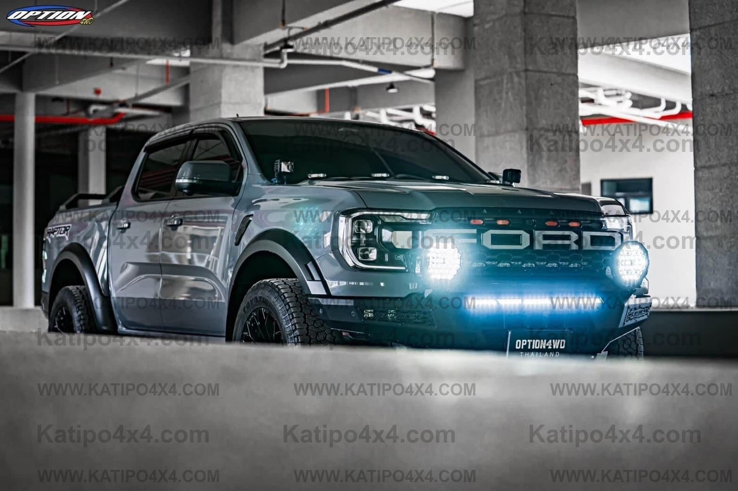 OPTION4WD - NEXT-GEN RAPTOR OP-X FRONT WINCH BAR