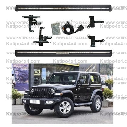 JEEP JL ( 2 DOOR ) Electric Running Boards / Side Steps ( FREE WORLD WIDE SHIPPING )