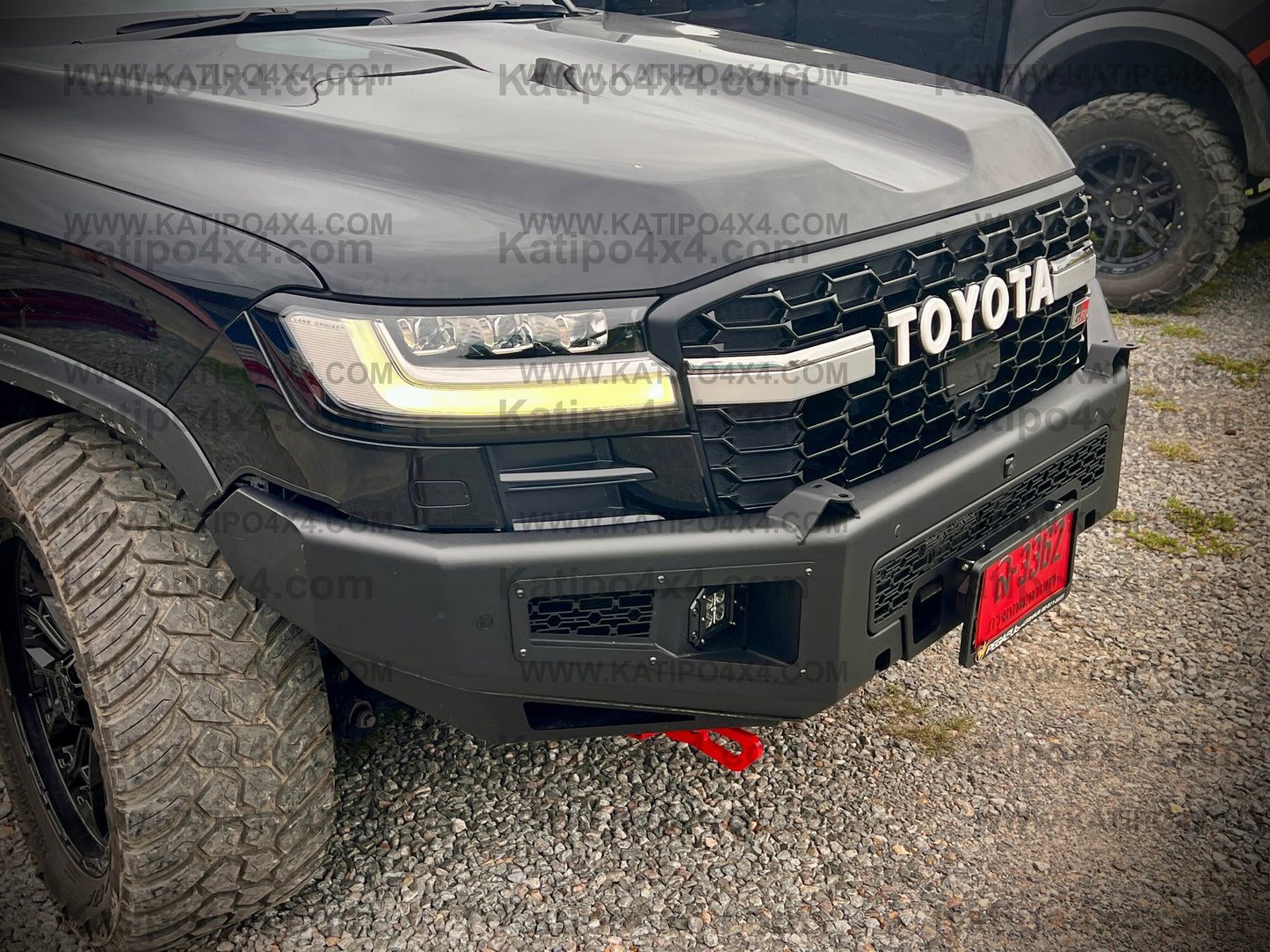 OPTION4WD - TOYOTA LC300 , Supreme FRONT WINCH BAR VX - TOYOTA LC300 2022+