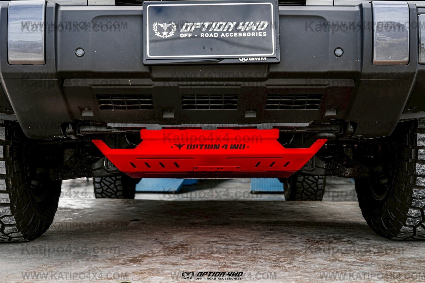 OPTION4WD - UNDERBODY PROTECTION PLATES 3PC STEEL - TANK 300