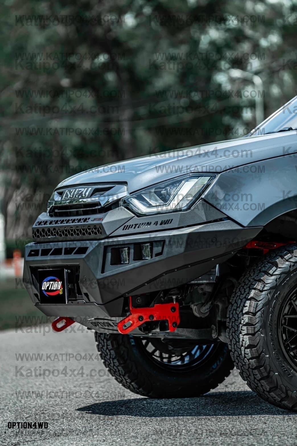 OPTION4WD - V.1 FRONT WINCH BAR ISUZU D-MAX ( 2020-2023 )
