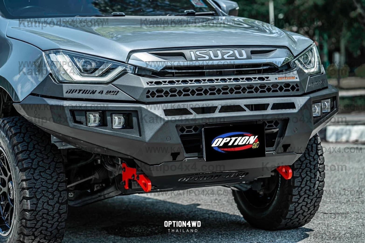 OPTION4WD - V.1 FRONT WINCH BAR ISUZU D-MAX ( 2020-2023 )