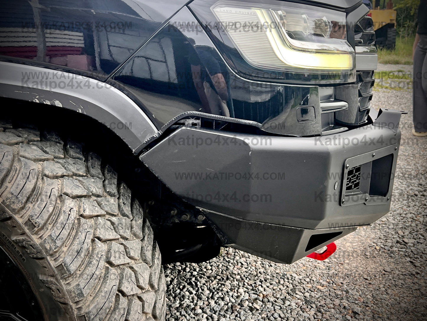 OPTION4WD - TOYOTA LC300 , Supreme FRONT WINCH BAR VX - TOYOTA LC300 2022+
