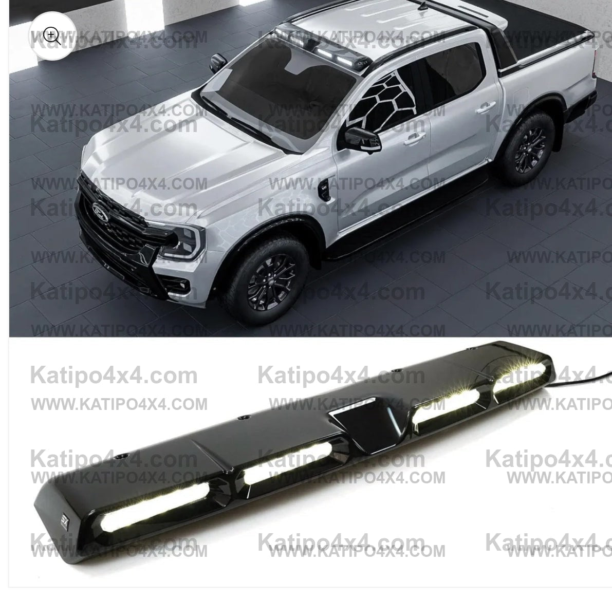 Ford Ranger / Vw Amarok 2023+ Next Gen Roof Light Pod Light Bar ( Free Shipping WorldWide )