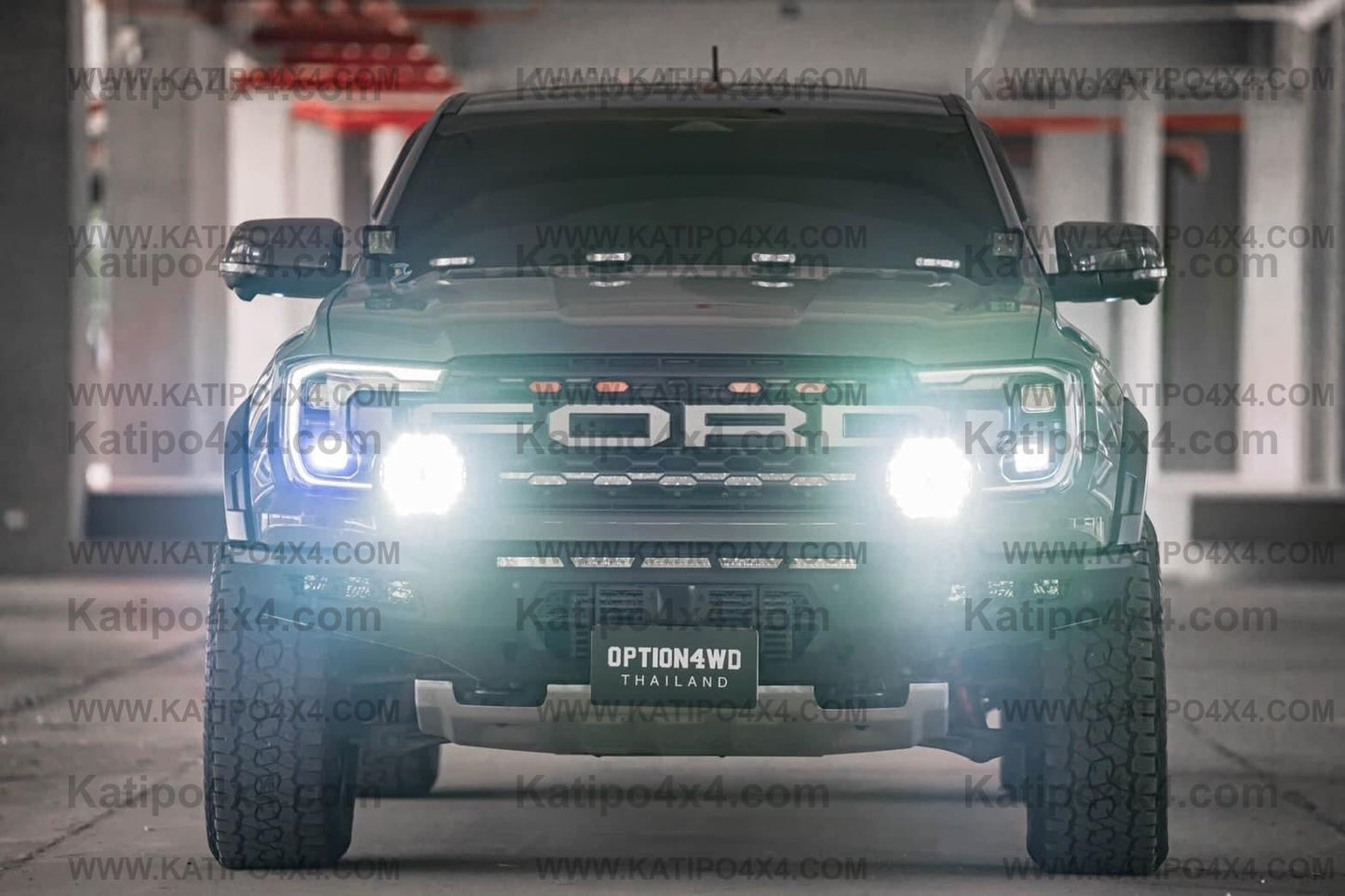 OPTION4WD - NEXT-GEN RAPTOR OP-X FRONT WINCH BAR