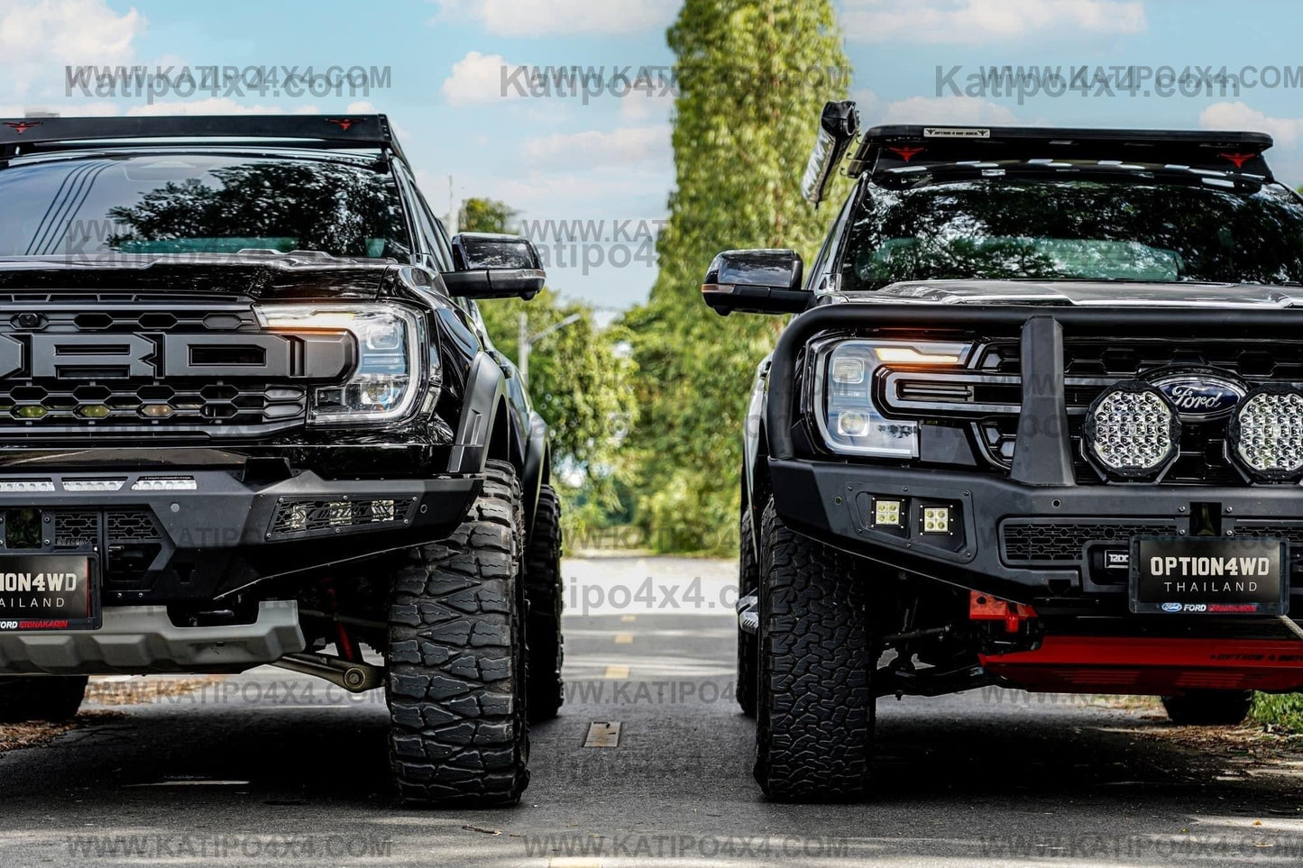 NEXT-GEN 2022+ OP-V2 SUPREME FRONT WINCH BAR  ( Loop ) - FORD RANGER & EVEREST
