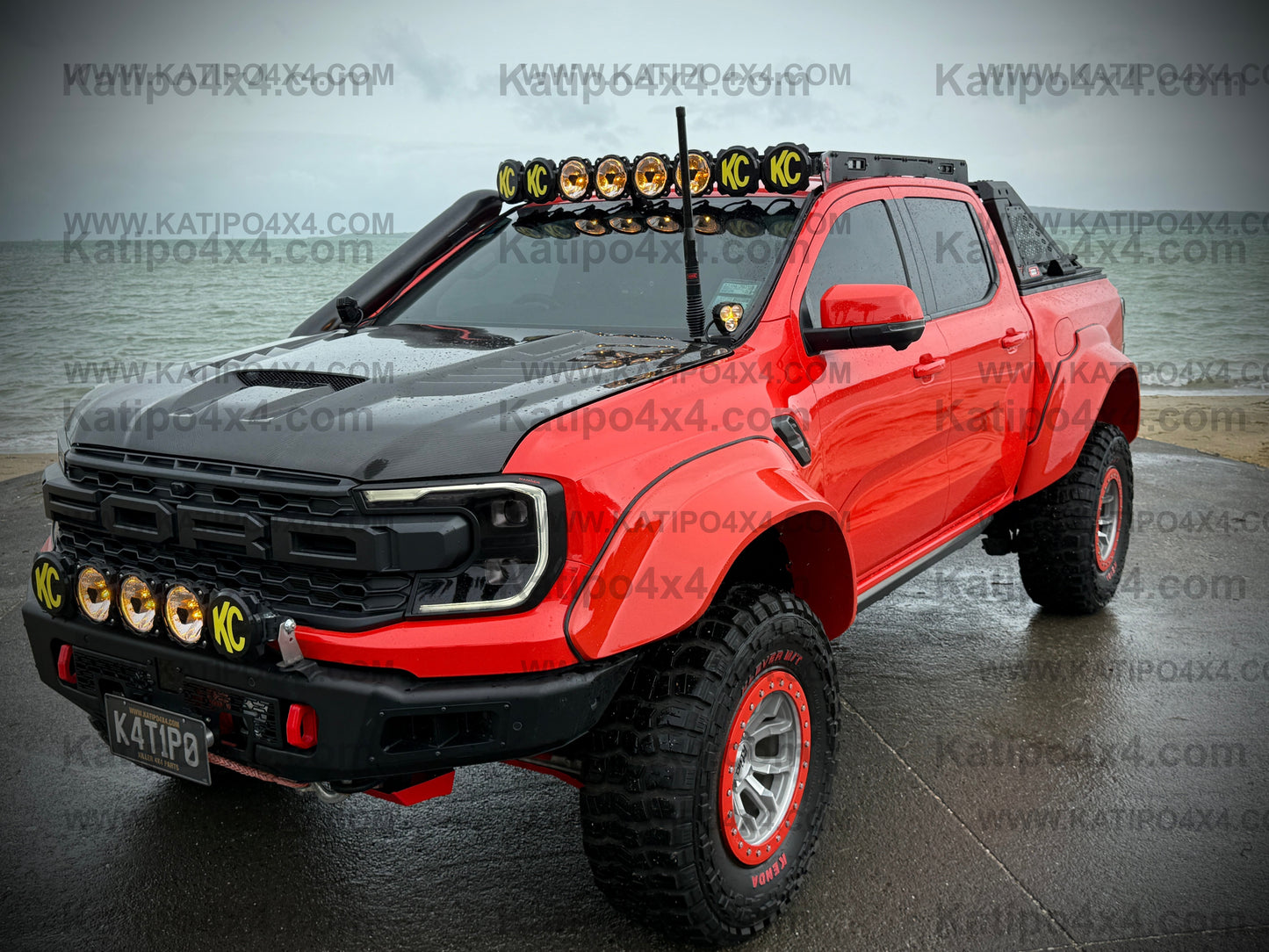 FORD RANGER, RAPTOR 2012-2025+ Katipō 4x4 Web-RACK ( RACK ONLY )