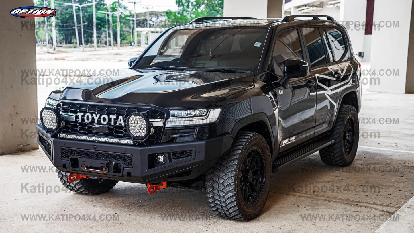 OPTION4WD - TOYOTA LC300 , Supreme FRONT WINCH BAR VX - TOYOTA LC300 2022+