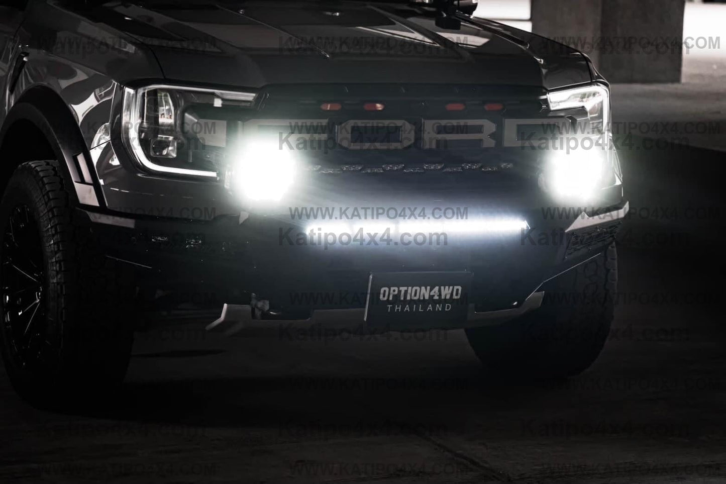 OPTION4WD - NEXT-GEN RAPTOR OP-X FRONT WINCH BAR
