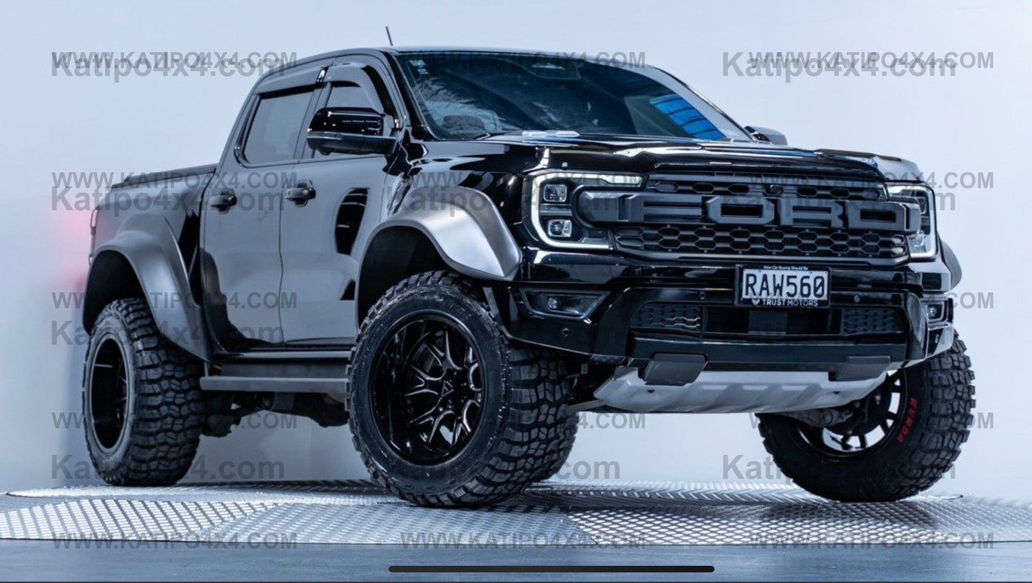 ( 19cm Wide Flares ) NEXT-GEN RANGER, RAPTOR & EVEREST - WIDE BODY FLARES (  WORLDWIDE SHIPPING  )