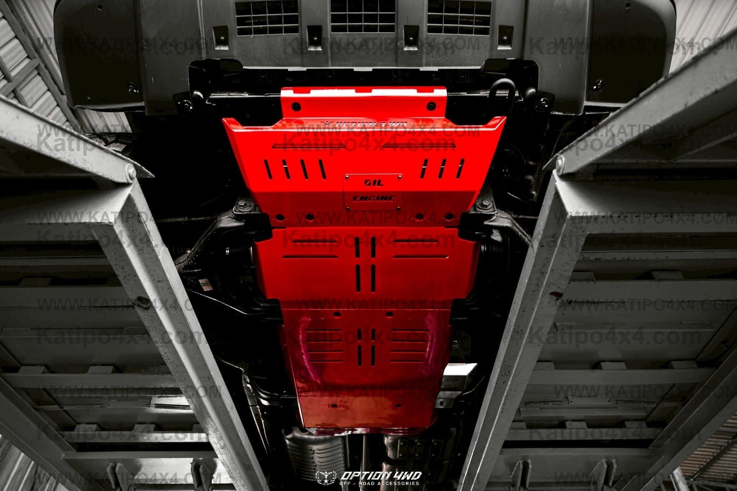 OPTION4WD - UNDERBODY PROTECTION PLATES 3PC STEEL - TANK 300