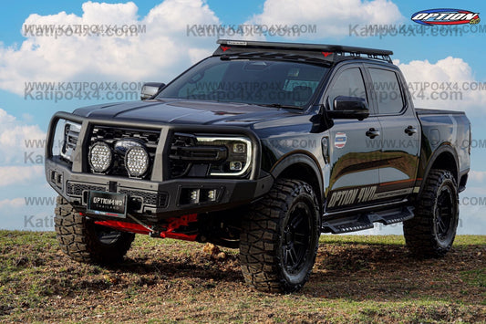 NEXT-GEN 2022+ OP-V2 SUPREME FRONT WINCH BAR  ( Loop ) - FORD RANGER & EVEREST