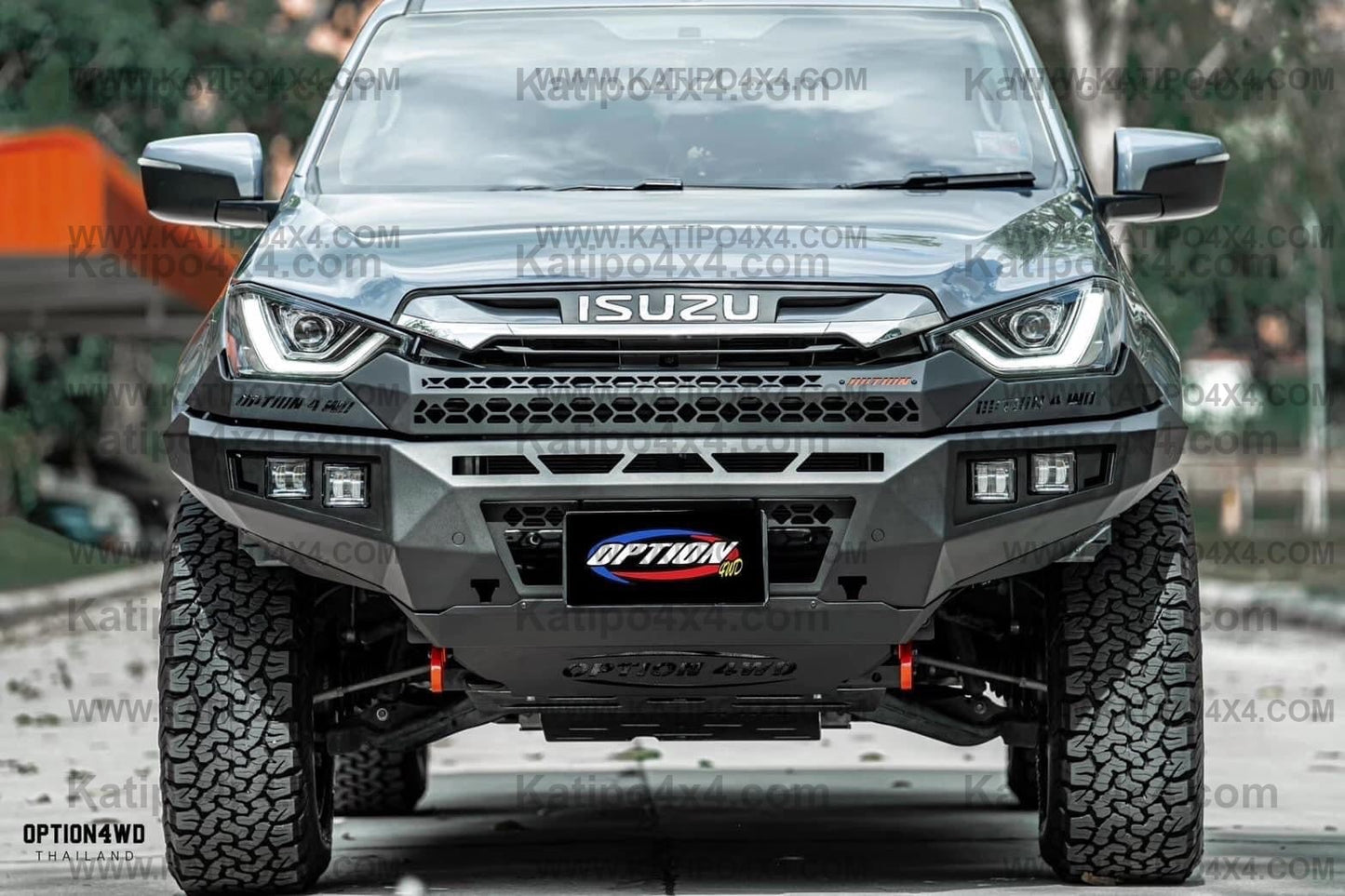 OPTION4WD - V.1 FRONT WINCH BAR ISUZU D-MAX ( 2020-2023 )