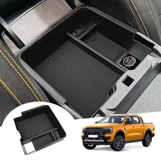 Console Holder Tray Armrest Box Organiser for Ford Ranger, Raptor & Everest 2011- 2021 ( FREE WORLDWIDE SHIPPING )