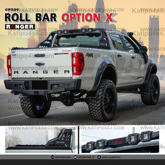 OPTION4WD - OPTION-X SPORT BAR ( UNIVERSAL )  Suitable to fit onto a HARD-LID