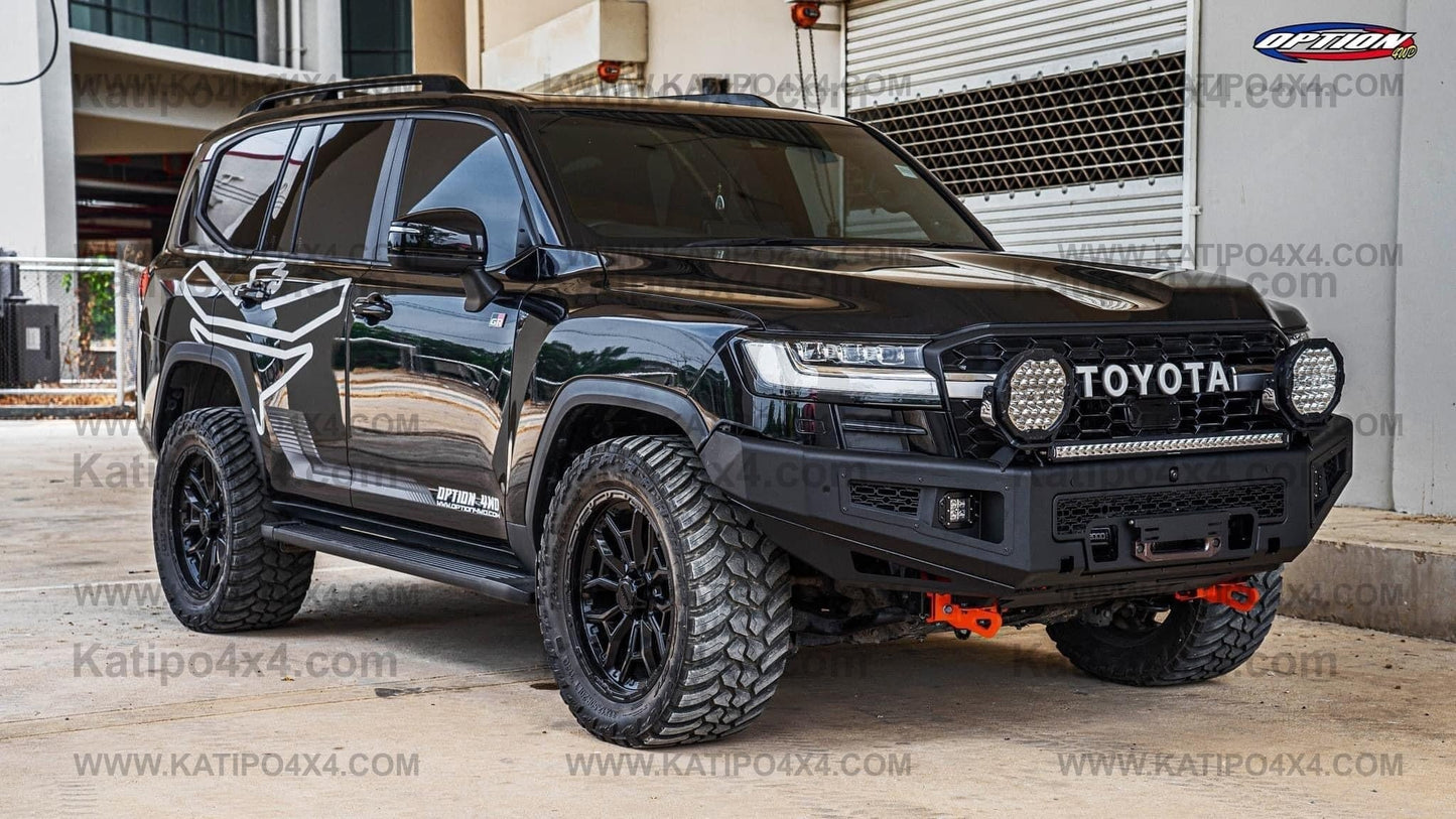 OPTION4WD - TOYOTA LC300 , Supreme FRONT WINCH BAR VX - TOYOTA LC300 2022+