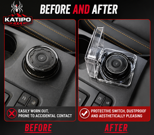 NEXT-GEN 2022+  4WD switch protection case ( STOP KIDS & PETS FROM CHANGING YOUR GEARS ) RANGER, EVEREST & RAPTOR