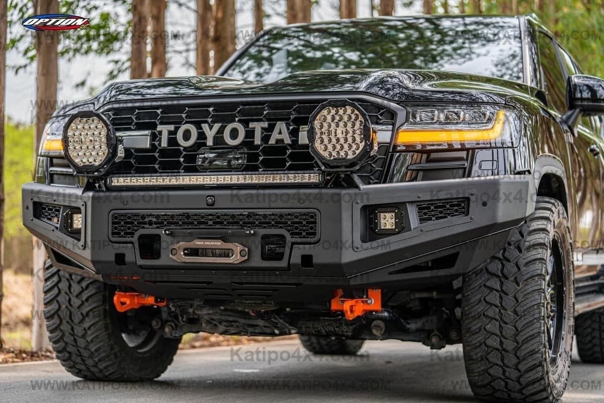 OPTION4WD - TOYOTA LC300 , Supreme FRONT WINCH BAR VX - TOYOTA LC300 2022+