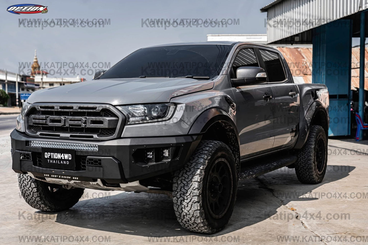 V.1 FRONT WINCH BAR, FORD RANGER RAPTOR