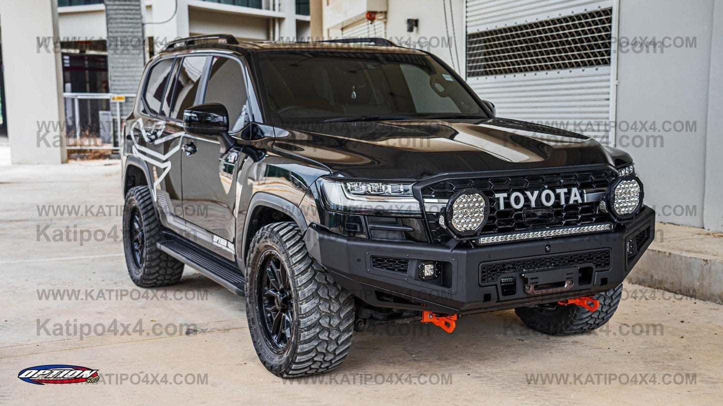 OPTION4WD - TOYOTA LC300 , Supreme FRONT WINCH BAR VX - TOYOTA LC300 2022+