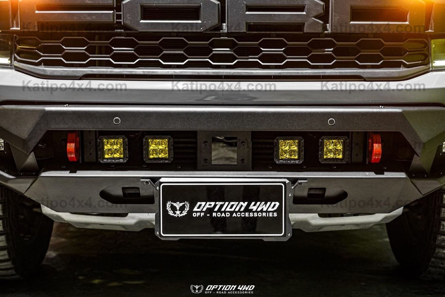 OPTION4WD - NEXT-GEN RAPTOR BAJA FRONT WINCH BAR ( NEW DESIGN )