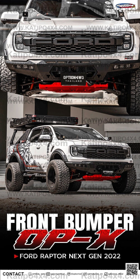 OPTION4WD - NEXT-GEN RAPTOR OP-X FRONT WINCH BAR
