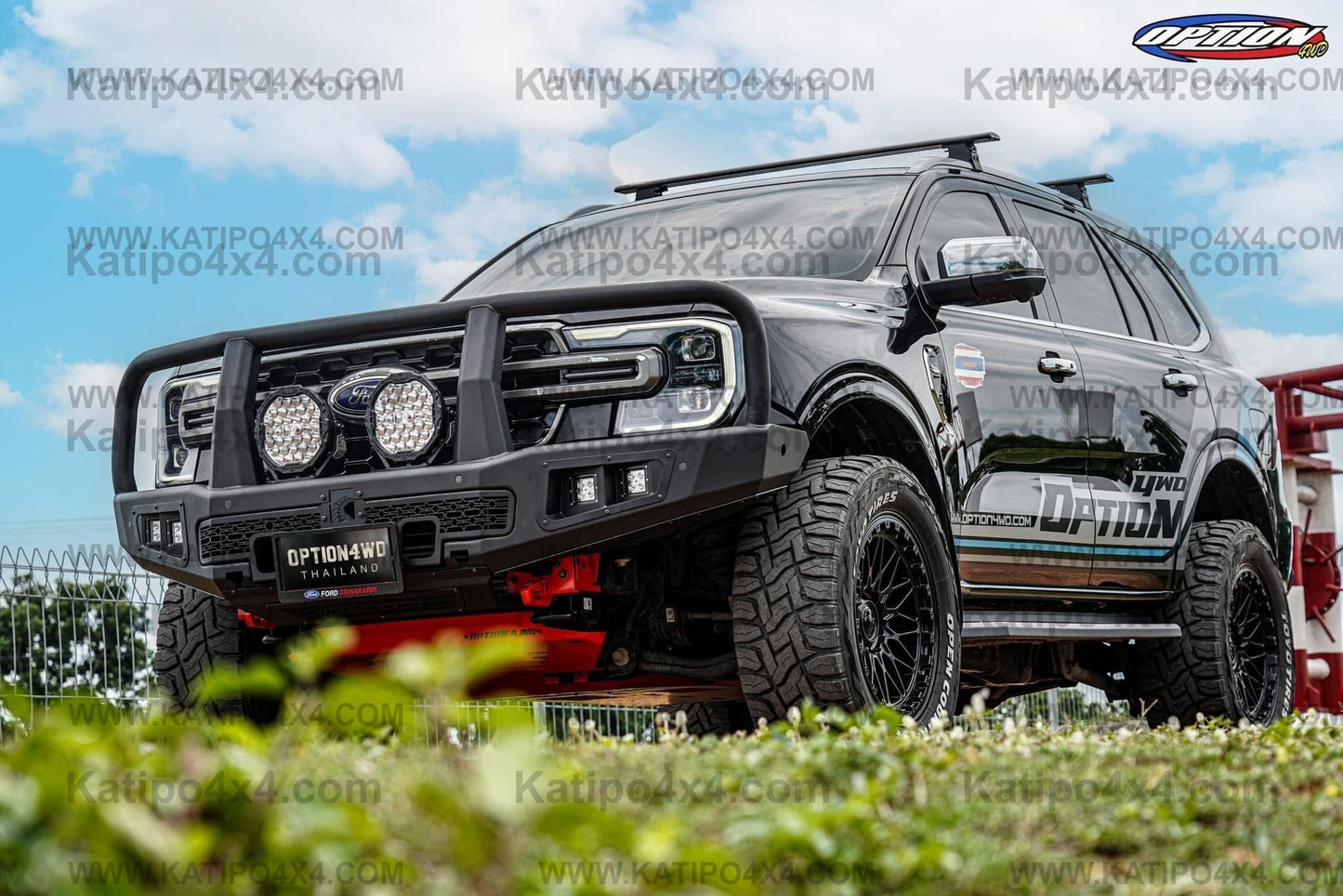 NEXT-GEN 2022+ OP-V2 SUPREME FRONT WINCH BAR  ( Loop ) - FORD RANGER & EVEREST
