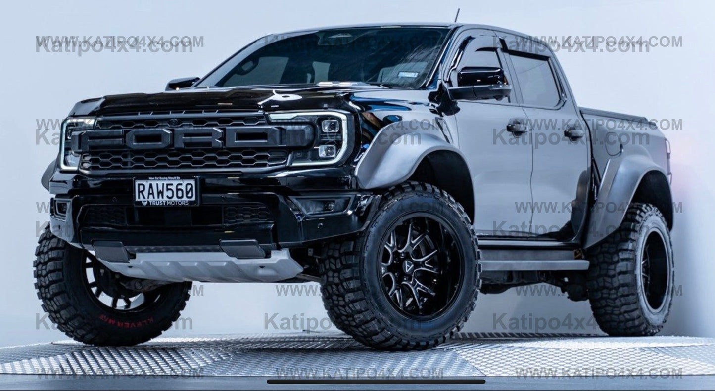 ( 19cm Wide Flares ) NEXT-GEN RANGER, RAPTOR & EVEREST - WIDE BODY FLARES (  WORLDWIDE SHIPPING  )