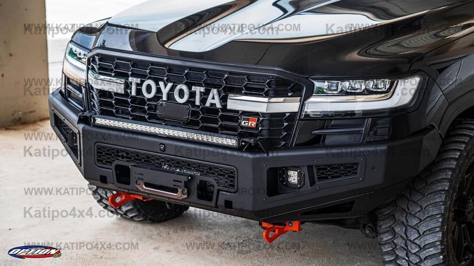 OPTION4WD - TOYOTA LC300 , Supreme FRONT WINCH BAR VX - TOYOTA LC300 2022+