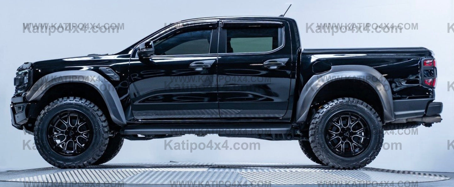 ( 19cm Wide Flares ) NEXT-GEN RANGER, RAPTOR & EVEREST - WIDE BODY FLARES (  WORLDWIDE SHIPPING  )